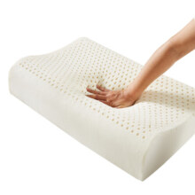 偌钰泰国乳胶枕头枕芯家用天然宿舍学生家用床上用品 波浪款一只