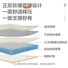喜临门城市爱情床垫 2cm乳胶 独立袋装静音弹簧床垫 黑白骑士2.0系列 黑骑士2.0 1.8*2米