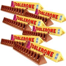 瑞士三角 三角（Toblerone）牛奶巧克力含葡萄干及蜂蜜巴旦木糖100g