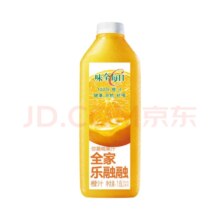plus会员：味全 每日C橙汁 1600ml 100%果汁*6件（买一赠一）