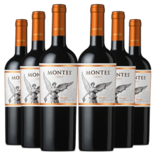MONTES【蒙特斯官旗】智利原瓶进口红酒 蒙特斯montes经典系列750ml 马尔贝克红葡萄酒整箱装