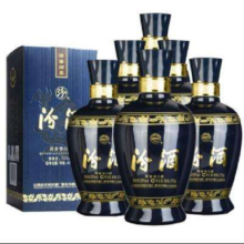 预售：汾酒 蓝汾 清香型白酒 53度475ml*6瓶 整箱装