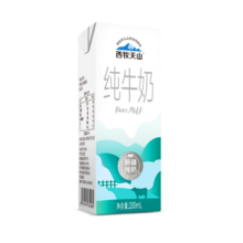 京东百亿补贴，PLUS会员:西牧天山 新疆全脂牛奶200ml*12盒