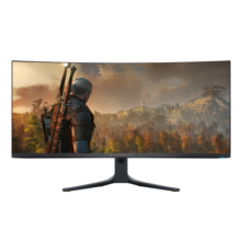 外星人（ALIENWARE）34英寸 曲面显示器 准4K 165Hz 0.1ms创新量子点QD-OLED 游戏高刷带鱼屏AW3423DWF