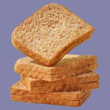 概率券、PLUS：良品铺子 黑麦全麦面包 1000g