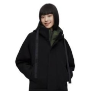 BOSIDENG 波司登 男女款短款羽绒服 B20143740 黑色 XS