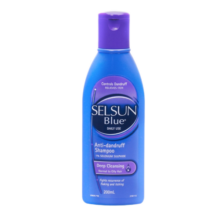 澳洲进口SELSUN Purple 去屑控油洗发水男女无硅油深层清洁型洗头膏 200ml/瓶 深层清洁型-紫色款