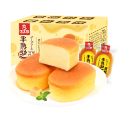 plus会员、需首购、概率券：比比赞（BIBIZAN）半熟小芝士蛋糕 400g/箱