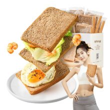 需福袋：良品铺子低脂黑麦全麦吐司面包糕点整箱1kg