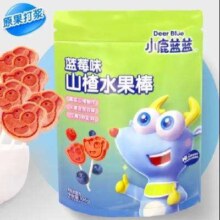 PLUS会员：Deer Blue 小鹿蓝蓝 山楂水棒 蓝莓味 106g/袋*5件(含赠品)