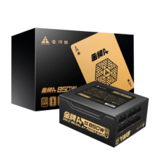 金河田（Golden field）额定850W 金牌A+全模组电脑电源（80PLUS金牌/智能温控/日系电容/4080显卡支持）