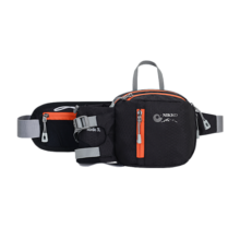 日高（NIKKO） 户外腰包多功能旅行装备男女款登山运动包3L防泼水 黑色