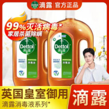 滴露1.8升消毒液 家居玩具宠物衣物 多用除菌 去异味 批发两瓶装 滴露消毒液1.8升*2瓶