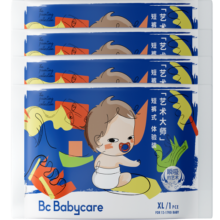 bc babycare拉拉裤 艺术大师单包透气薄四季婴儿尿不湿柔软亲肤 XL 1包 4片 试用装
