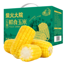 柴火大院 23年新玉米 五常鲜食玉米1.76kg（杂粮 礼盒 黄糯 低脂 220g*8）