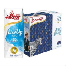 plus会员、概率券：Anchor 安佳 5.7g蛋白质高钙牛奶 250mL*15礼盒 新西兰进口草饲牛奶