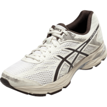 亚瑟士ASICS透气跑步鞋男鞋网面运动鞋GEL-FLUX舒适缓冲跑鞋【HB】 白色/棕色 41.5