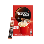 雀巢（Nestle）速溶咖啡粉1+2原味低糖*微研磨三合一学生工作冲调饮品90条1350g