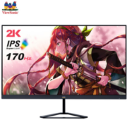 PLUS会员！ViewSonic 优派 VX2758-2K-PRO 27英寸 IPS G-sync FreeSync 显示器（2560×1440、170Hz、100%sRGB、HDR10）