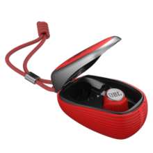 JBL X600TWS红色 蓝牙耳机 真无线耳机 无线运动耳机 防水防汗 苹果华为小米安卓游戏通用耳机