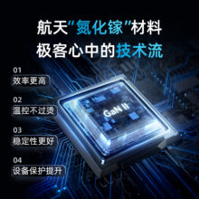 ANKER安克氮化镓充电器GaN2 100W三口快充大功率iPhone15/14/13/12/11手机笔记本平板充电头黑含数据线