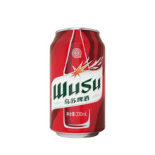 乌苏啤酒 WUSU 新疆红色夺命大乌苏啤酒 易拉罐装 330ml*12听装（无原箱）
