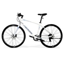美利達（MERIDA）探索者X1 平把公路自行车 24速   油碟 哈白 700*47