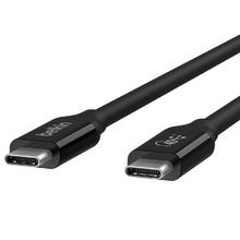 belkin 贝尔金 INZ001 Type-C 100W 数据线 PVC 0.8m 黑色