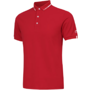 李宁（LI-NING）Polo衫男运动短袖上衣 71公牛红