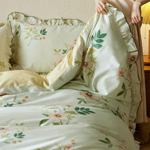 88VIP会员：Dohia 多喜爱 纯棉法式四件套全棉床单被套24年春夏新品床上用品套件