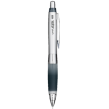 三菱（uni）摇摇出芯自动铅软胶笔握学生活动铅笔M5-617GG 0.5mm银杆黑 1支装