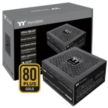 Thermaltake（Tt）额定750W 钢影Toughpower GF1 电脑电源（80PLUS金牌/全模组/全日系电容/台式机机箱电源）