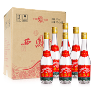 西凤酒 七两半 45度绵柔凤香型白酒375mL*6瓶 整箱