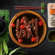 在降价、京东百亿补贴:三只松鼠蜀香牛肉400g 麻辣味 礼盒装
