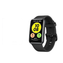 华为HUAWEI WATCH FIT new 活力款 曜石黑 华为手表 运动智能手表 时尚轻薄 华为快充 炫彩大屏 健康管理