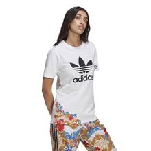 adidas 阿迪达斯 短袖女运动休闲宽松透气花卉T恤