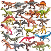 贝可麦拉（beikemaila）儿童早教仿真动物玩具模型摆件男女孩过家家恐龙长颈鹿动物园礼物 霸王龙