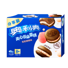 Oreo 奥利奥  夹心云朵蛋糕 粒粒桃桃味 8枚 176g