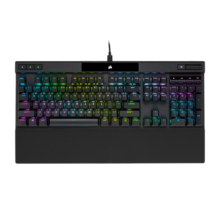 美商海盗船 (USCORSAIR) K70 RGB PRO 机械键盘 游戏键盘 全尺寸 8000Hz 竞技模式 铝框体 黑色 樱桃茶轴