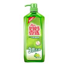 妈妈壹选 绿劲餐具净柚子柠檬1.28kg 洗洁精 食品用 快速去油