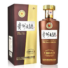 MOUTAI 茅台 贵州大曲80年代 酱香型白酒 53度 500ml 单瓶