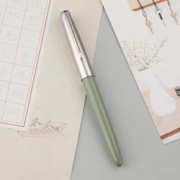 HERO 英雄 钢笔616莫兰迪色系复古经典学生暗尖钢笔10支卡装