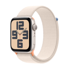 Apple/苹果 Watch SE 2023款智能手表GPS款44毫米星光色铝金属表壳星光色回环式运动型表带 MRE63CH/A