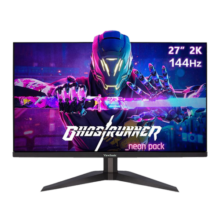 优派 27英寸电竞显示器2K IPS 144Hz 1Ms 8Bit 131%sRGB内置音响 电脑游戏显示屏 群创/友达面板 VX2758-2KP-MHD