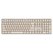 ikbc机械键盘无线办公键盘cherry樱桃轴有线键盘笔记本电脑外接键盘电竞游戏键盘 C108咖色有线108键 茶轴