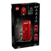 LEGO 乐高 创意系列21347伦敦红色电话亭儿童益智拼搭积木玩具
