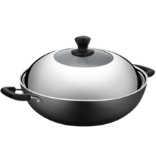 炊大皇（COOKER KING） 炒锅铁锅无涂层家用炒菜锅电磁炉燃气煤气灶明火通用 铁锅   ZH32JIW 32cm