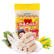 需首单、Plus会员:Zek韩国进口 深海玉米鳕鱼肠 鱼肉火腿肠 90g（需买3件）