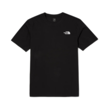 THENORTHFACE北面T恤经典基础款小标时尚男女款圆领短袖 黑色NT7UN04A 100/L