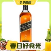 3.8焕新：尊尼获加 黑牌黑方 12年调和型威士忌 750ml